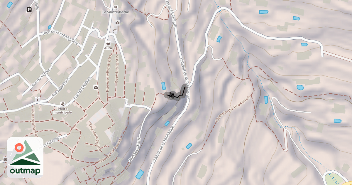 Map of Chemin du Clap