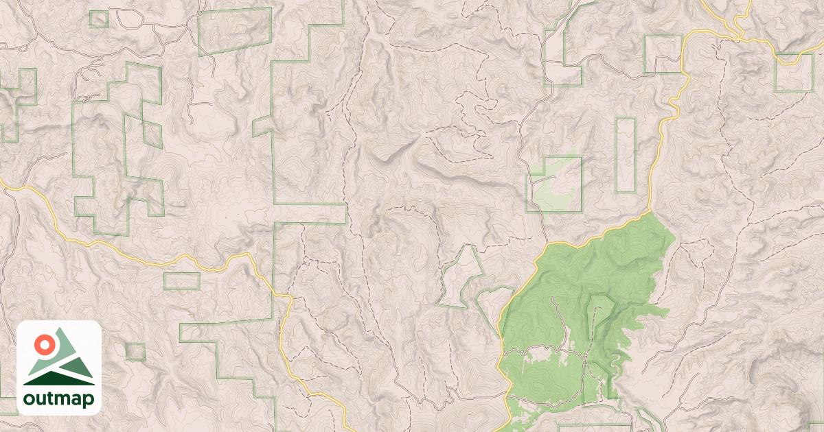 Map of USFS Motor Vehicle Use Map Trails 6278