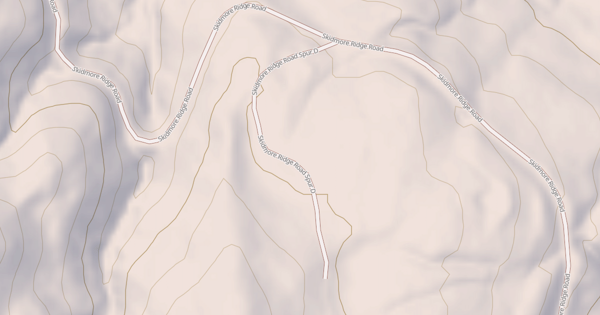 Map preview of SKIDMORE RIDGE SPUR D
