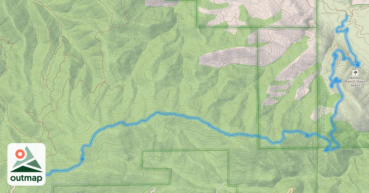 Map of Ringtail Trail #699