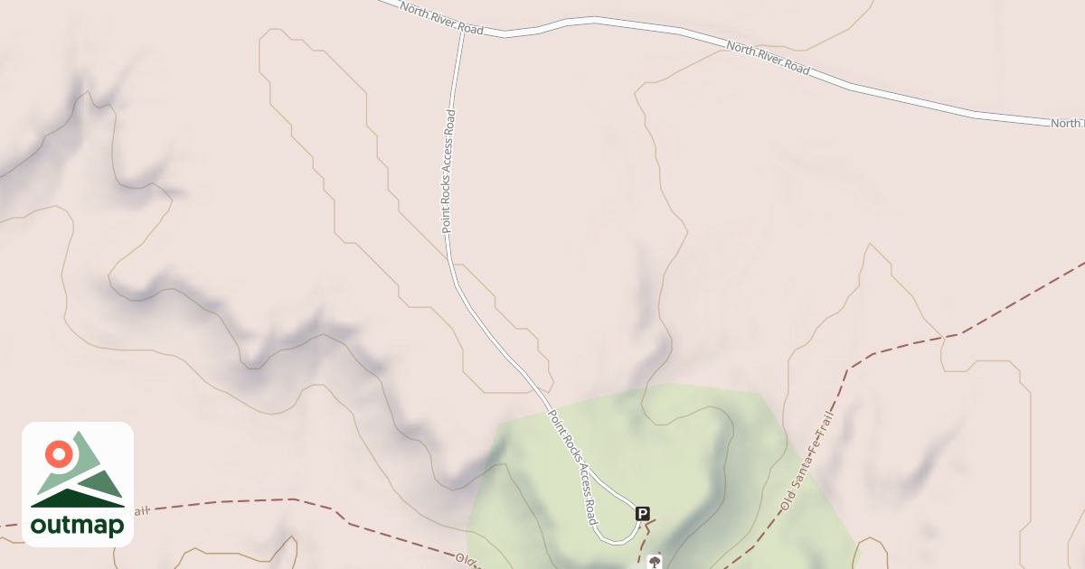 Map of POINT ROCKS ACCESS
