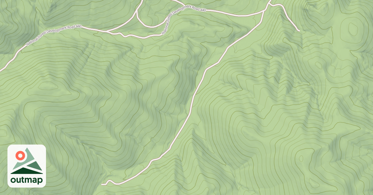 Map of ANTONE CREEK SPUR B