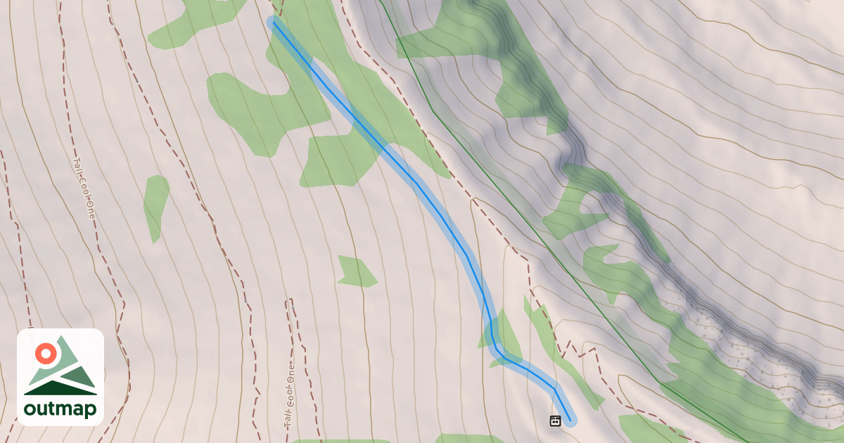 Map of Blackfoot Traverse
