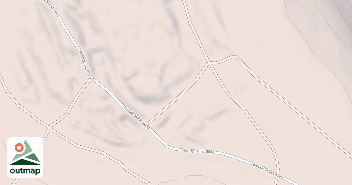 Map of Bloody Skillet ATV Trail
