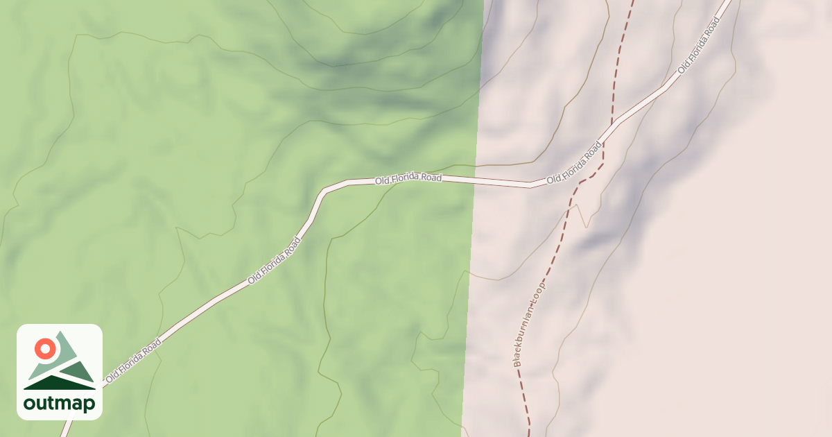 Map of Old Florida Road