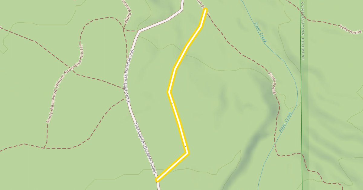Map preview of Thoroughfare (Winter)
