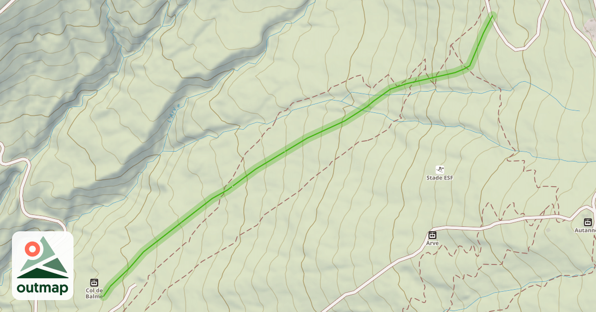 Map of Le Col