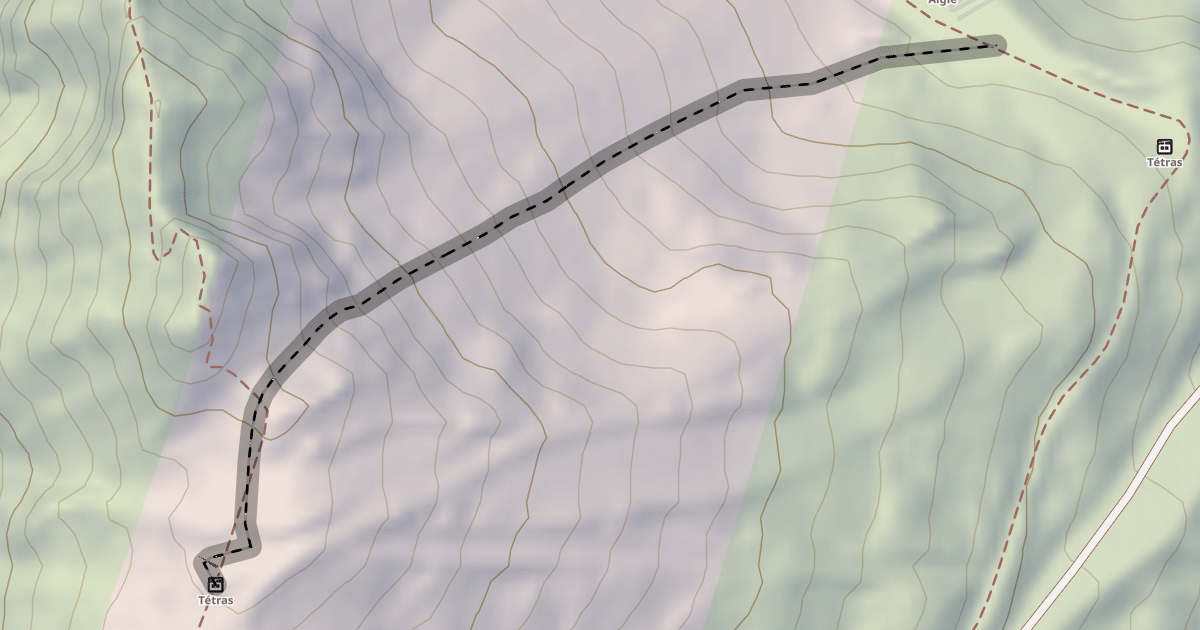 Map preview of Lagopède