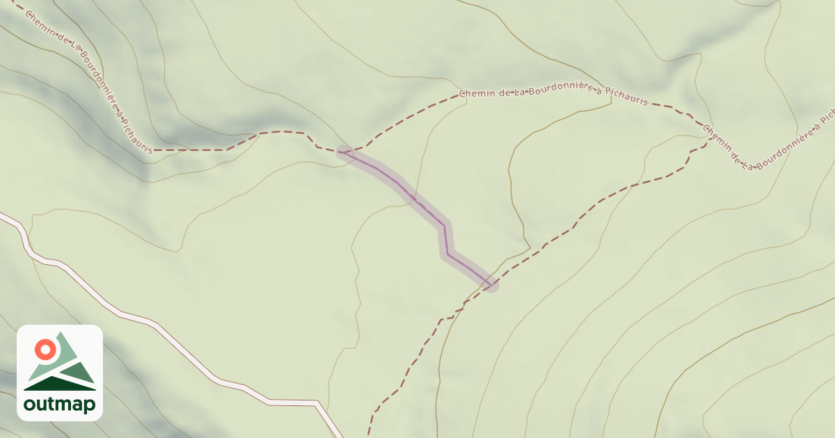 Map of Chemin de La Bourdonnière à Pichauris