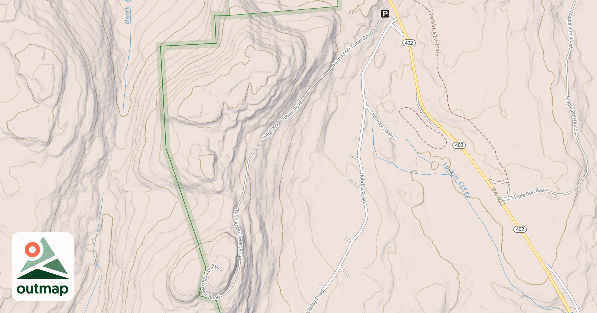 Map of Edgemere-Pecks Pond - Snowmobile Trails