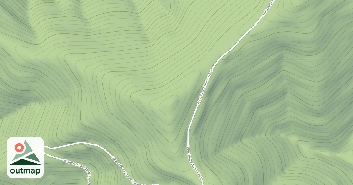 Map of Cat Tail Ohv