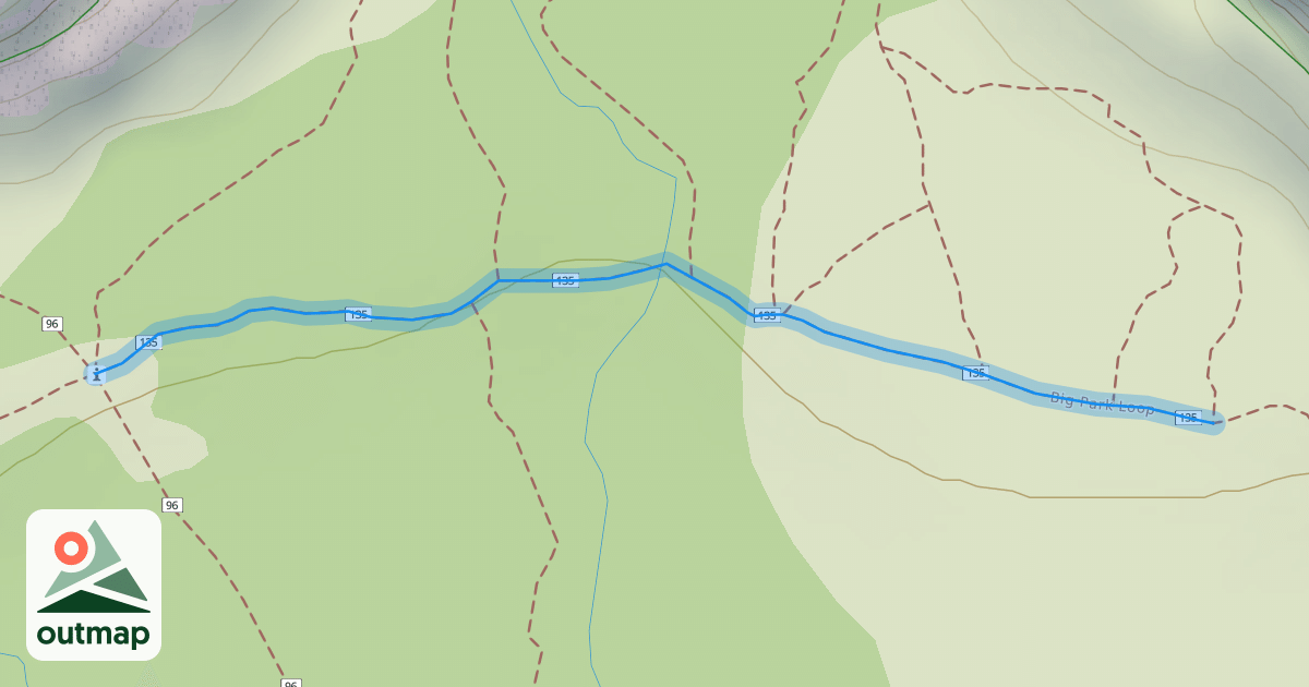 Map of Big Park Loop