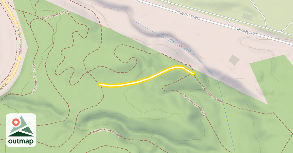 Map of Cemetery Loop