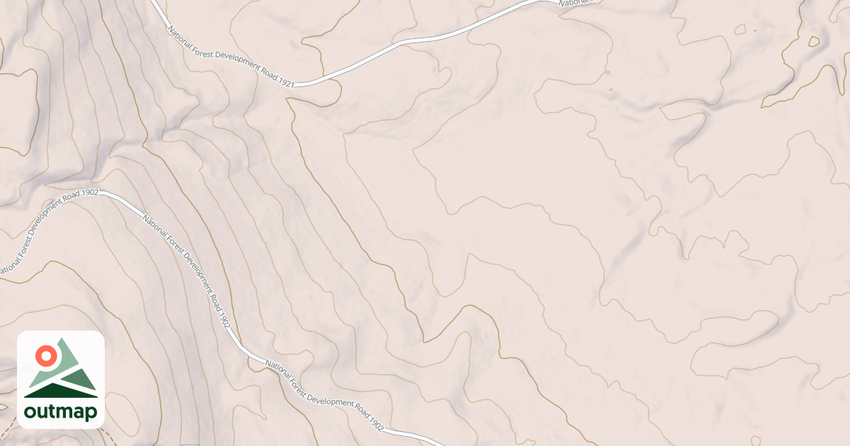Map of USFS National Forest System Roads {C1B117A1-8C39-415A-9D39-BF6C3F1A881E}
