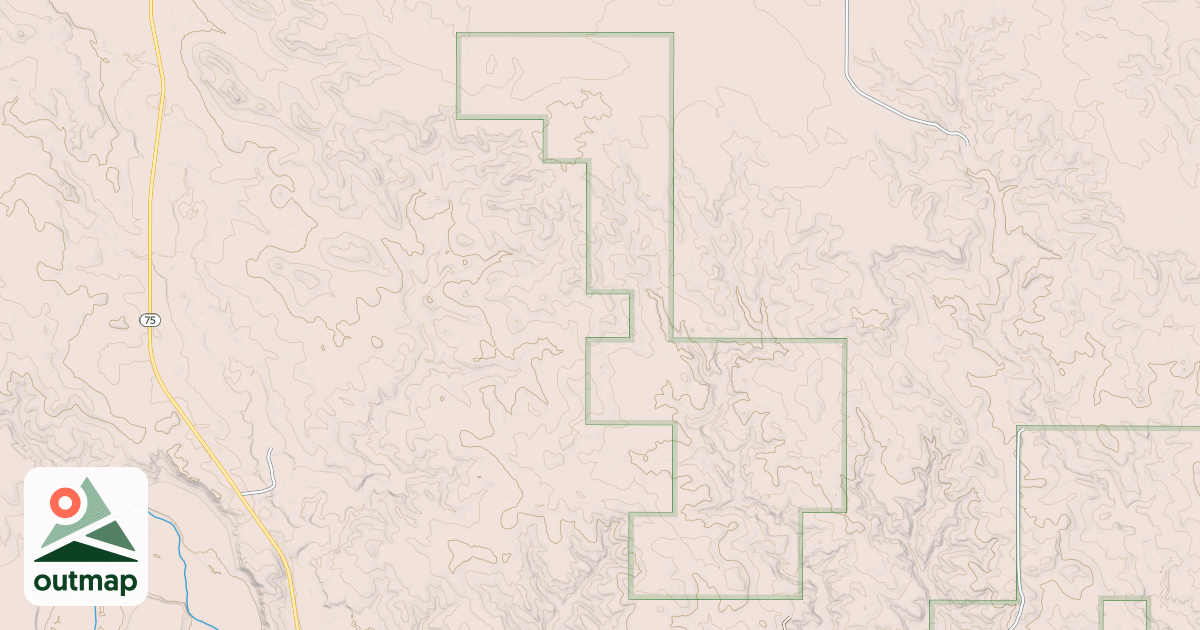 Map of (C) LITTLE NASTY CREEK