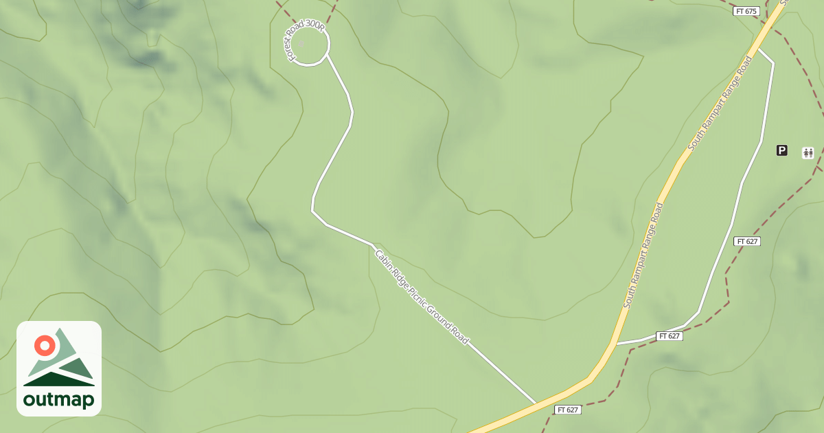 Map of CABIN RIDGE PG