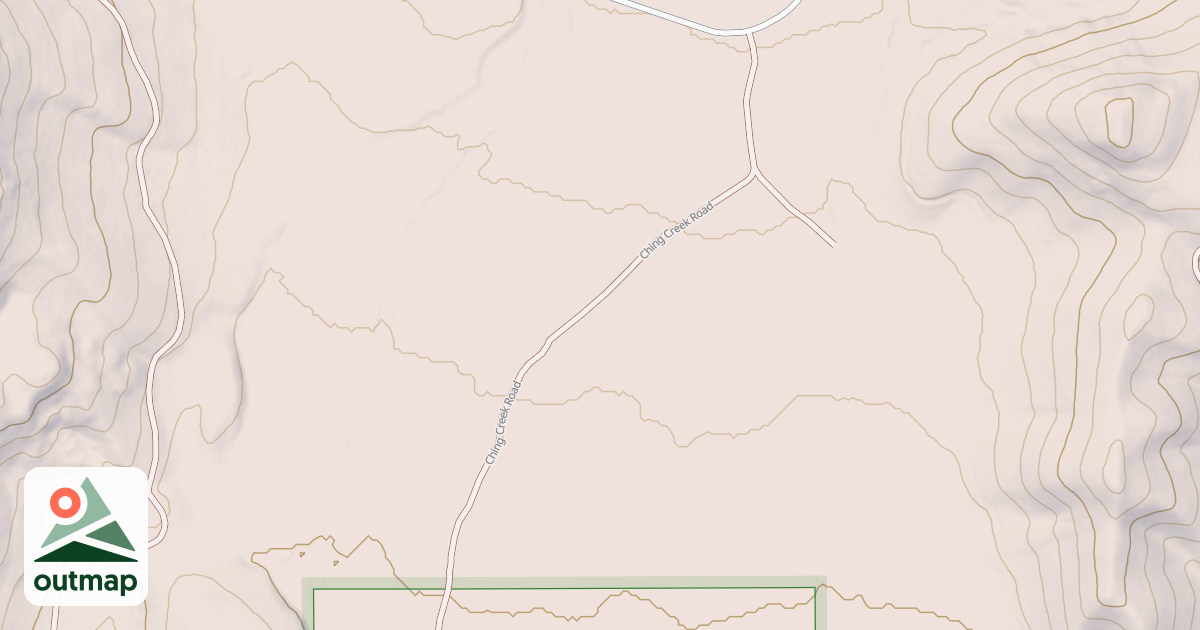 Map of SOUTH CHING CREEK