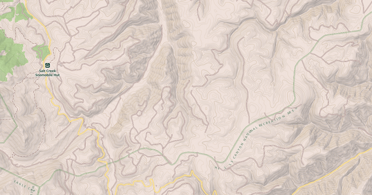 Map preview of Harl Butte Snowmobile
