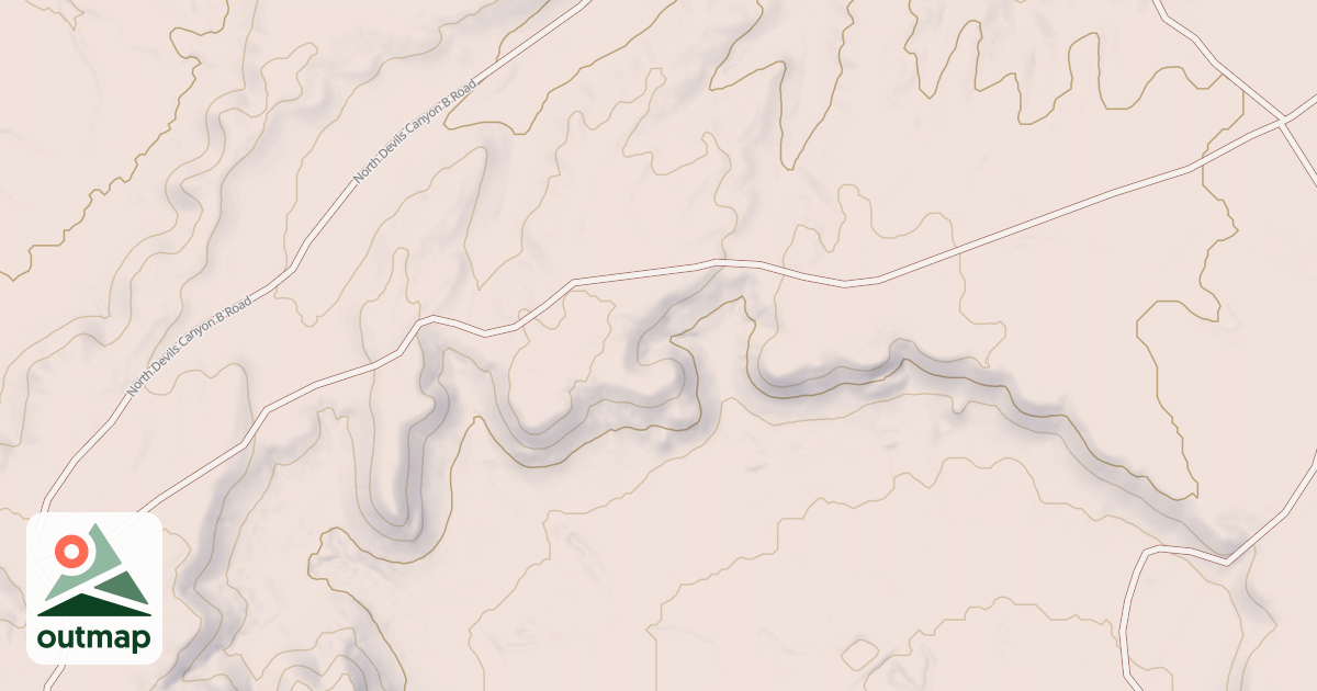 Map of NORTH IRON SPRING E