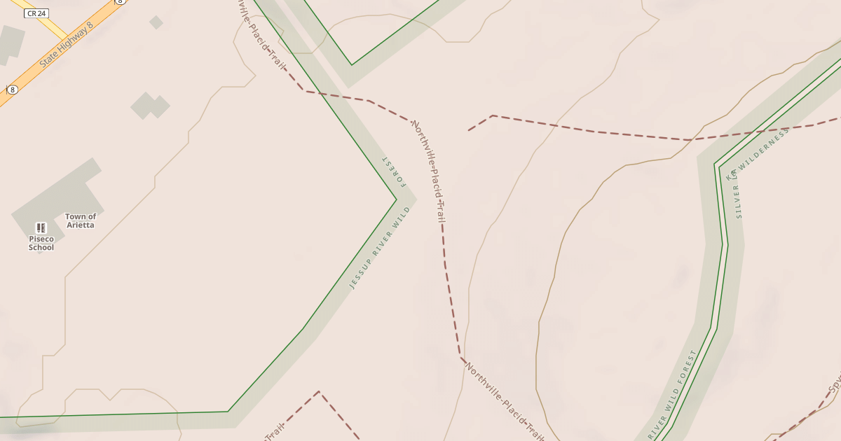 Map preview of Spy Lake Trail