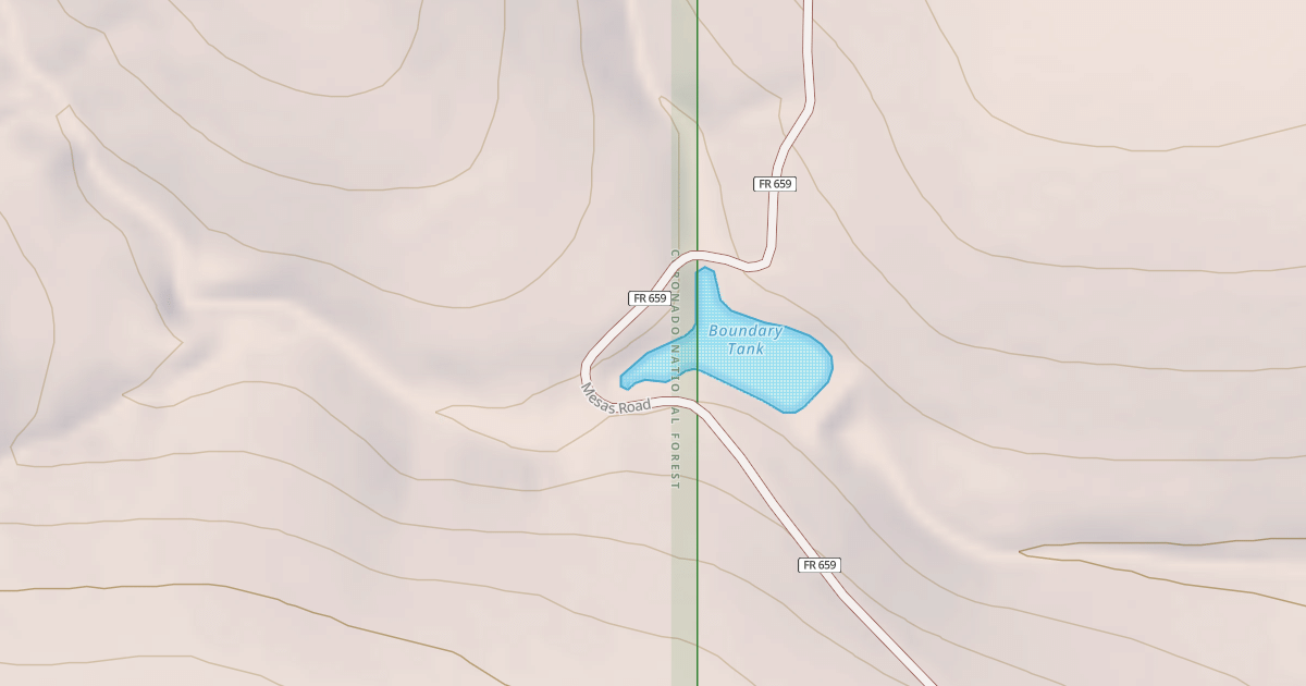 Map preview of THE MESAS