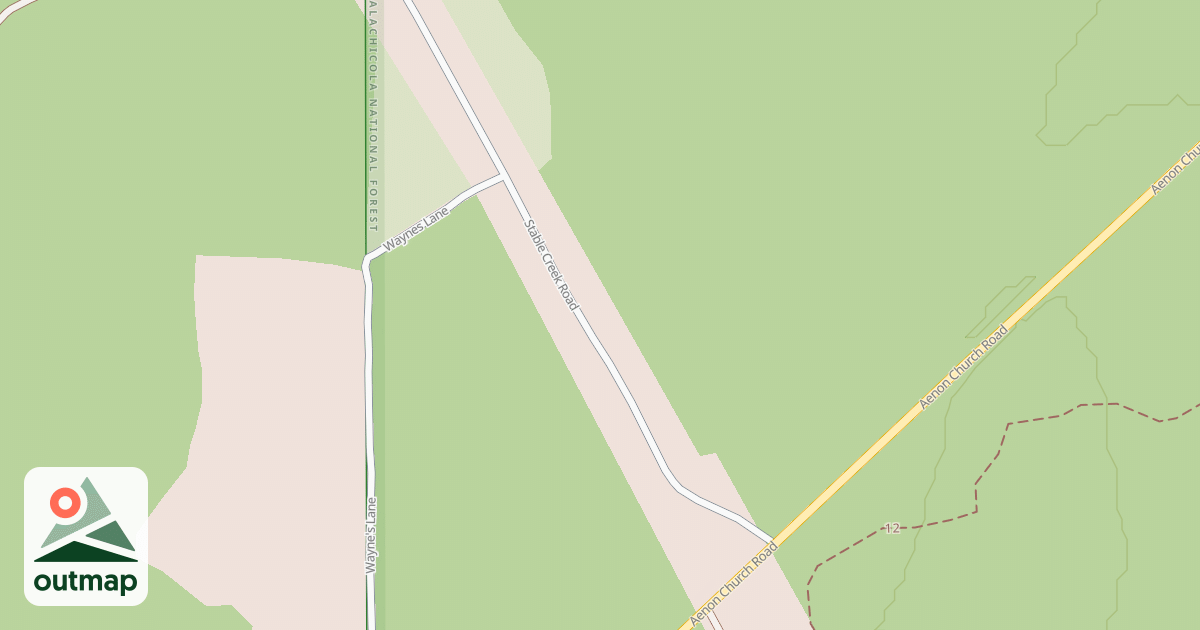Map of NEW HOPE CHURCH ROAD