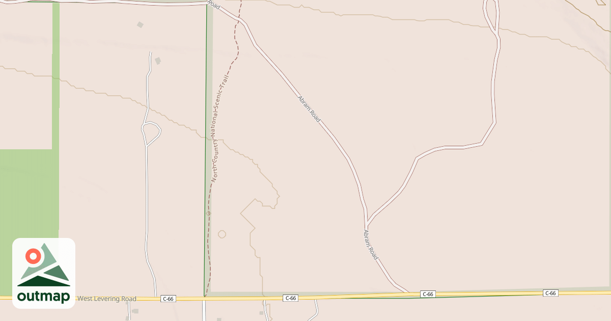 Map of Indian Gardens Orv Route