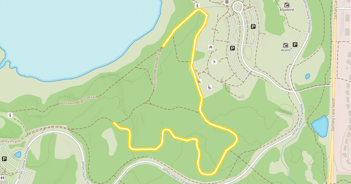 Map preview of Northern Lights Trail