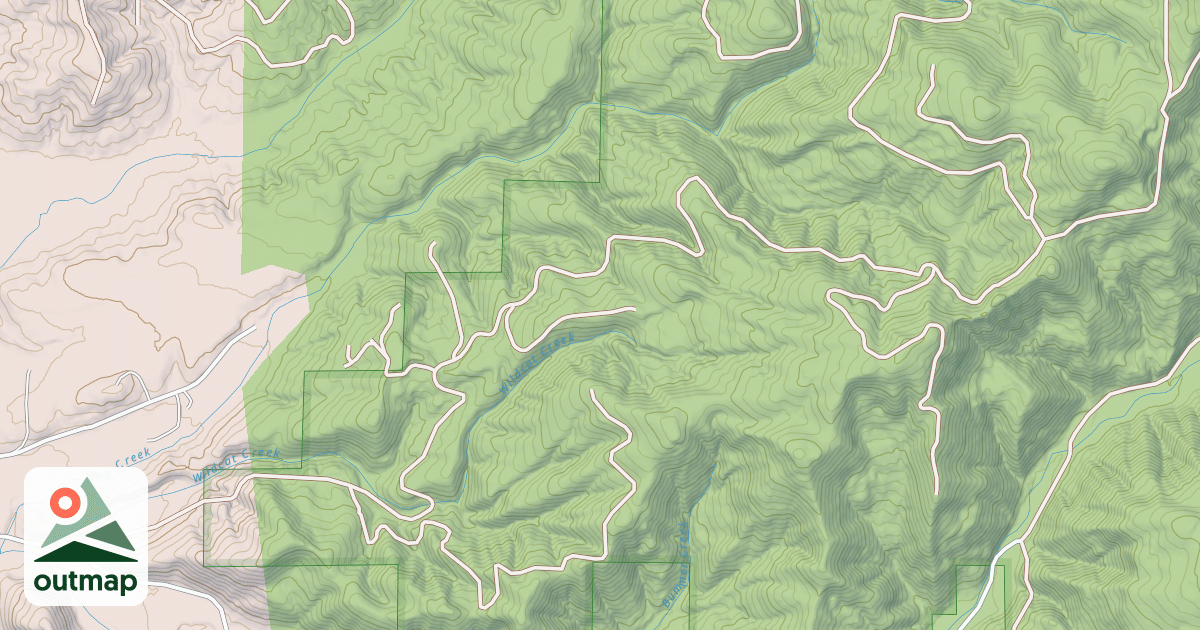 Map of WILDCAT RIDGE