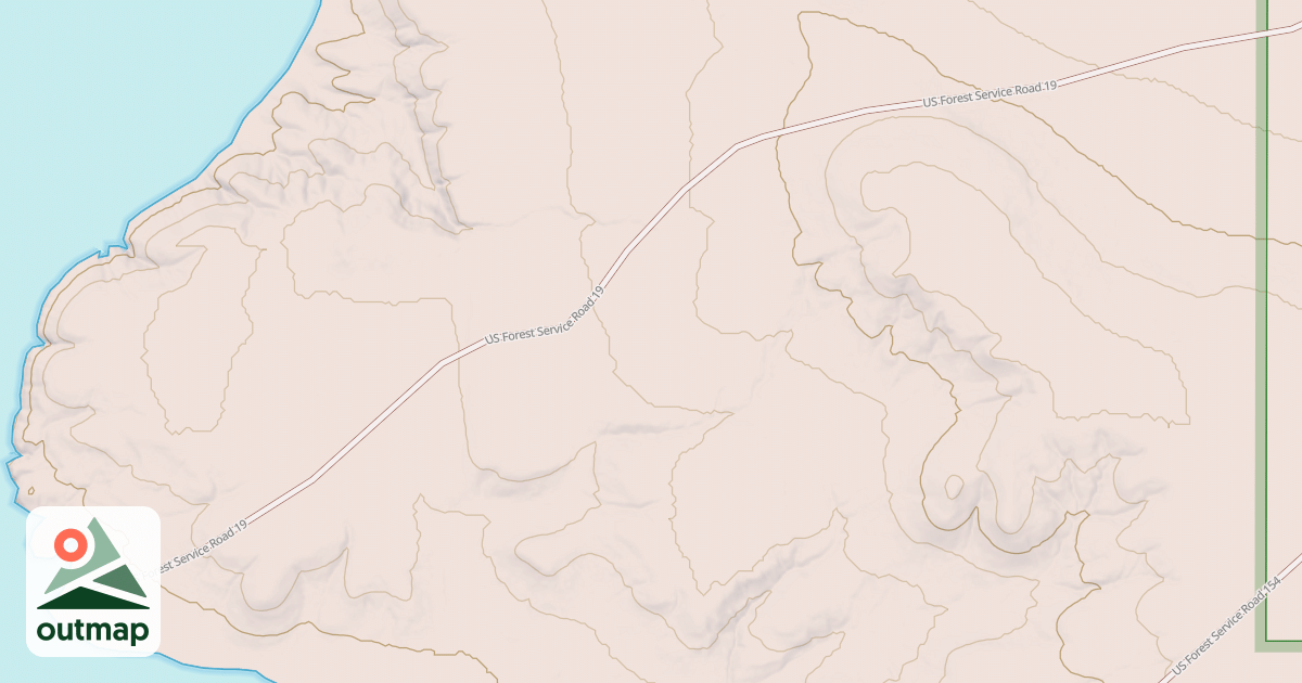 Map of EAST BUCKBOARD A-B