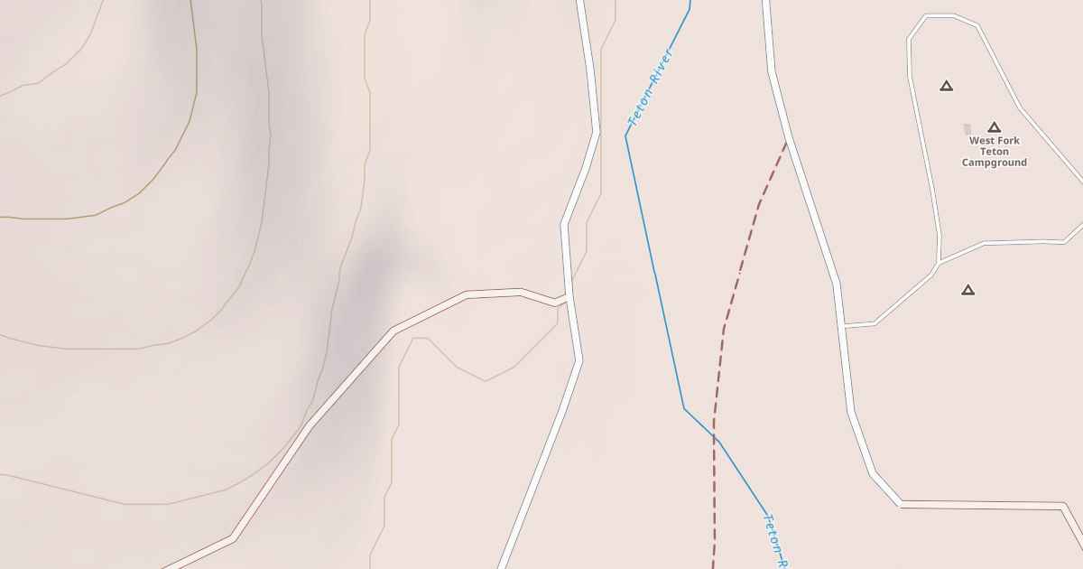 Map preview of WEST FORK TETON RIVER