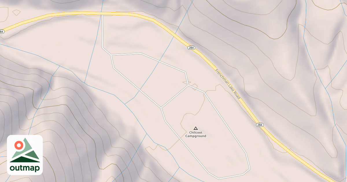 Map of CHILCOOT CG