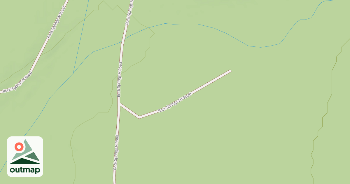 Map of ROCK SPRINGS H1