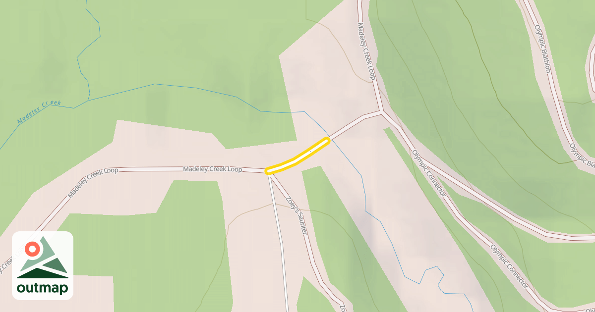 Map of Madeley Creek Loop