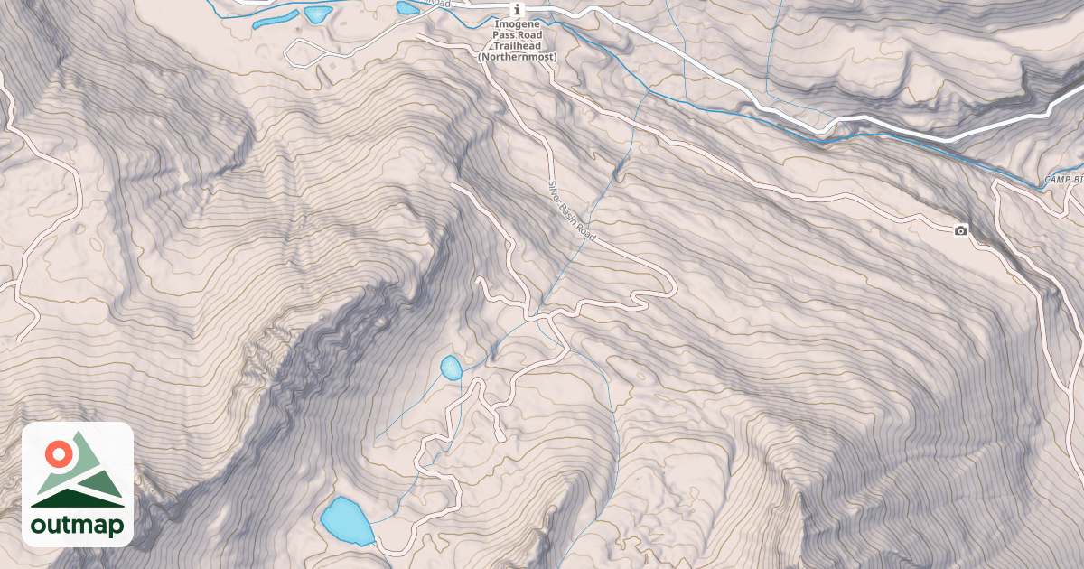 Map of SILVER BASIN