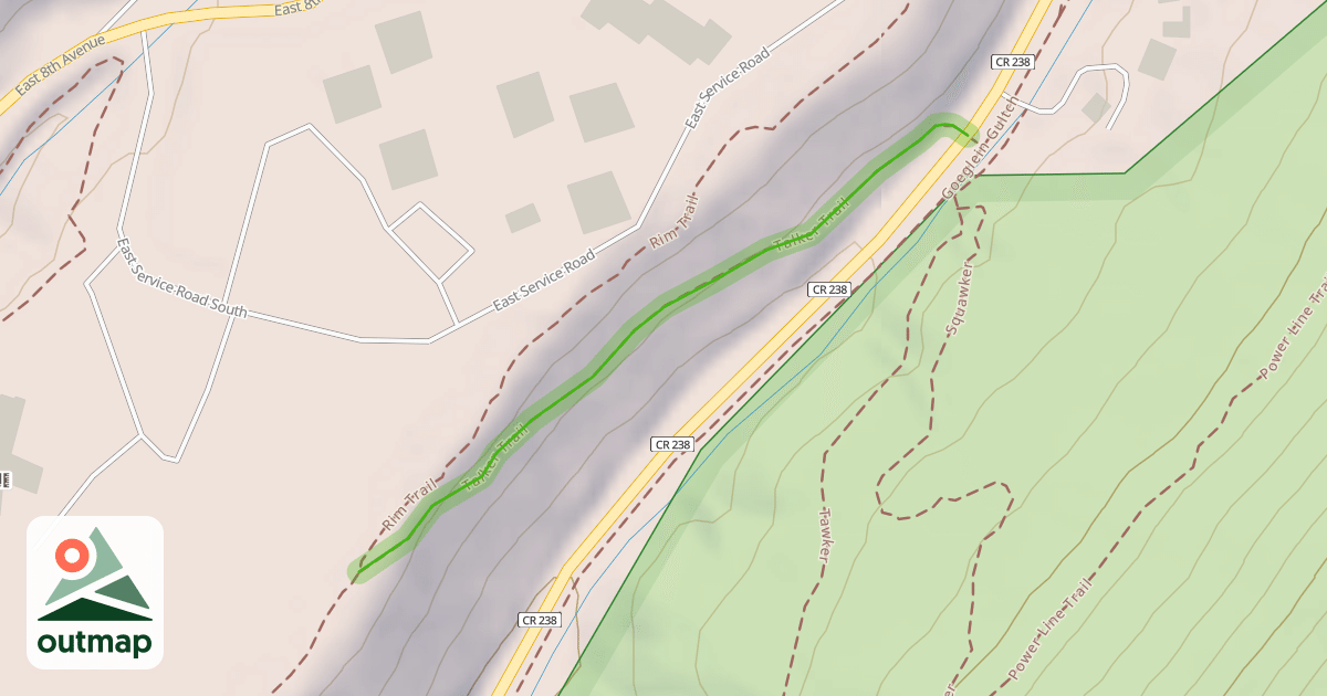 Map of Talker Trail