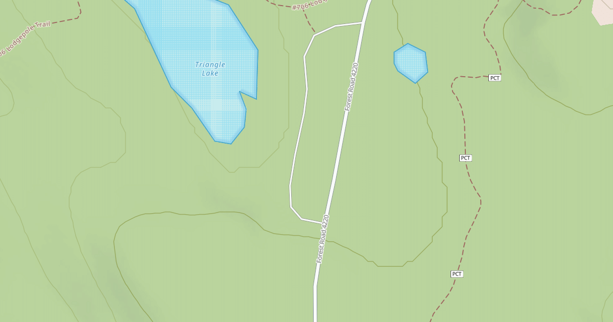 Map preview of TRIANGLE LAKE HORSE CAMP