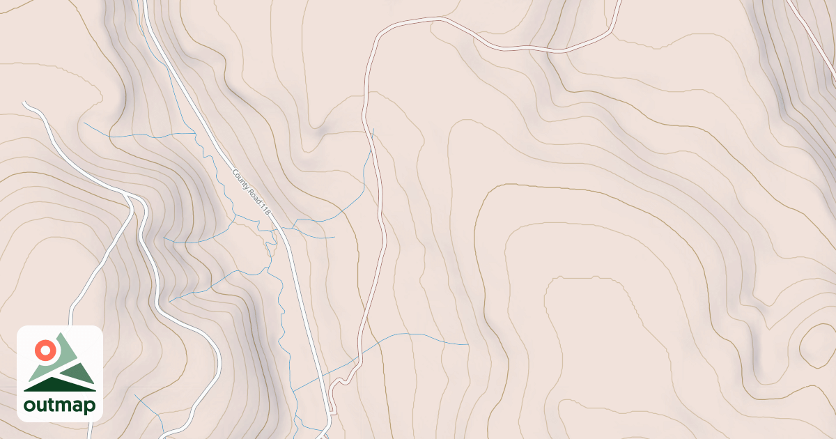 Map of BLUE SPRING