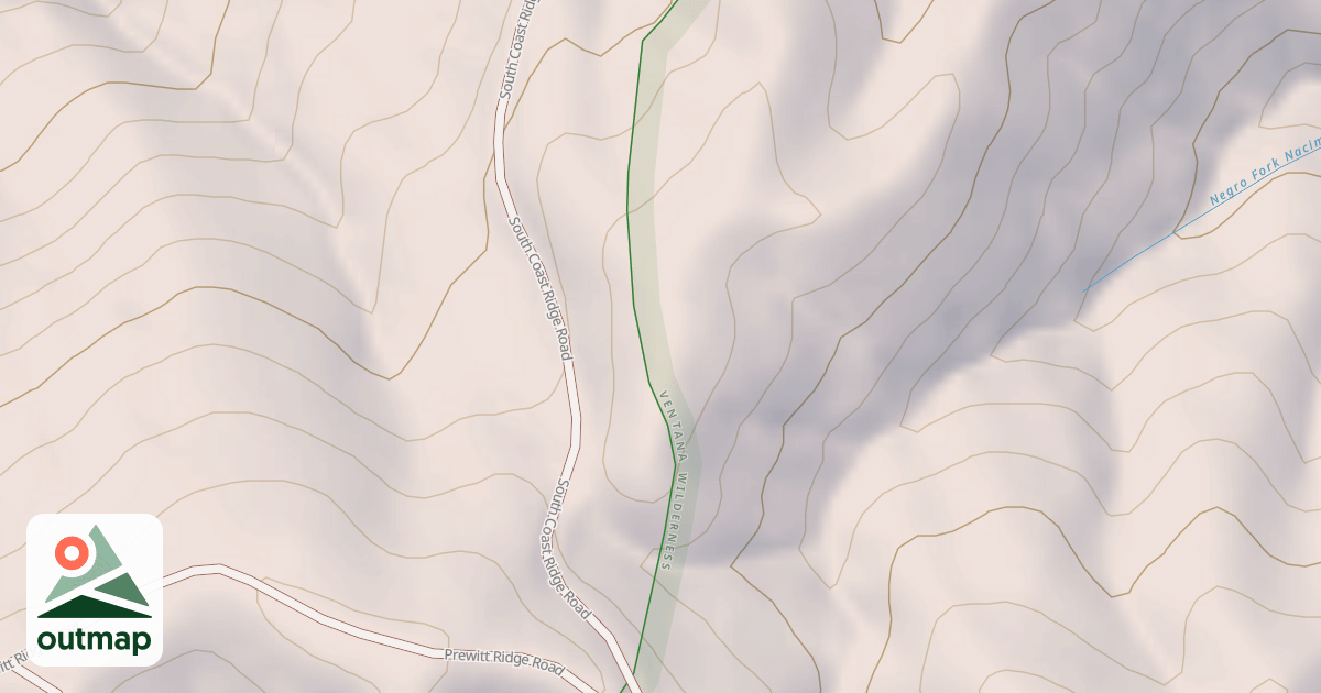 Map of CHALK PEAK CG.