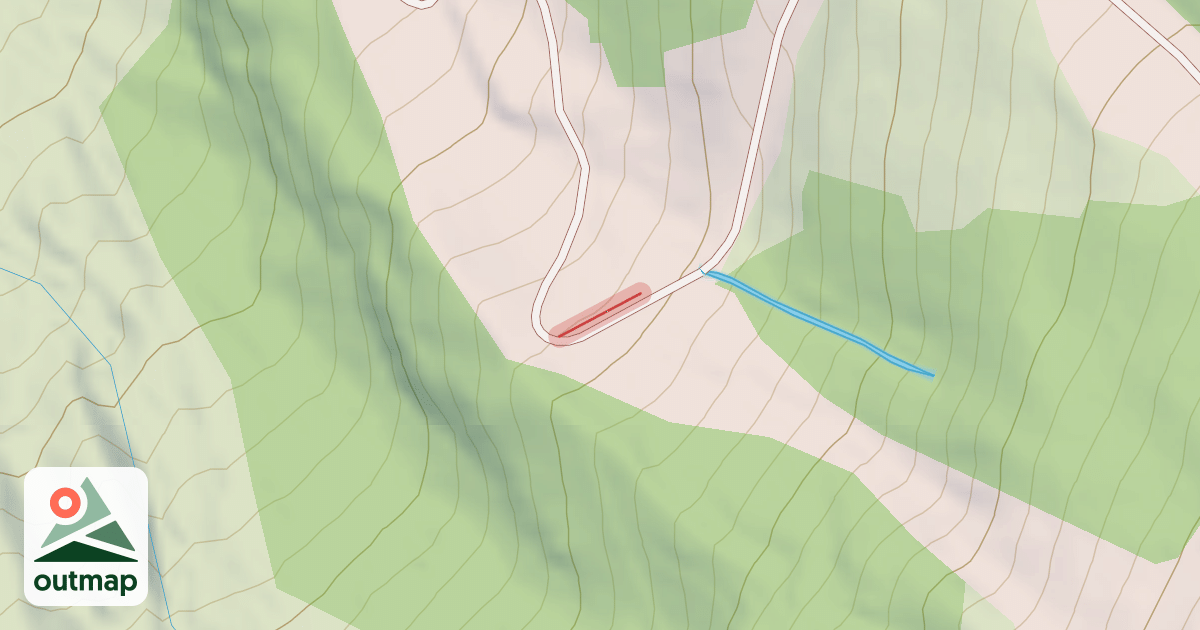 Map of Arête des Intrets