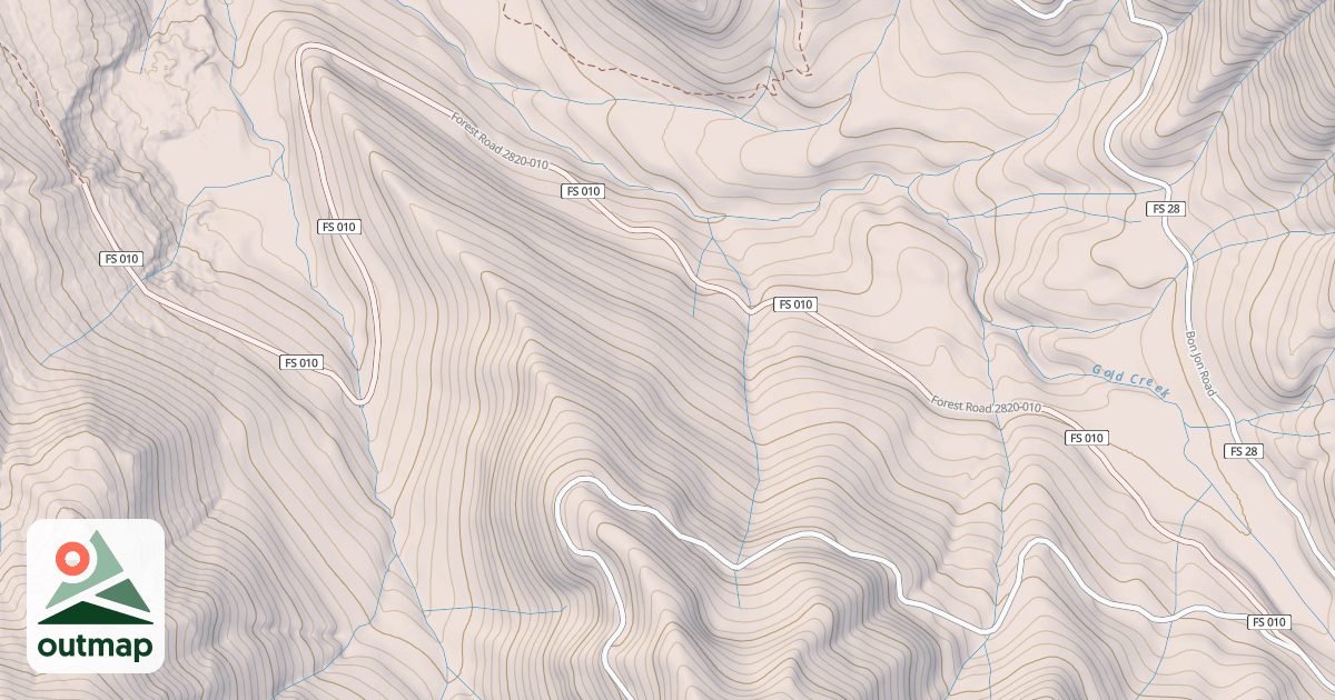 Map of USFS Motor Vehicle Use Map Roads {21314511-4125-487A-95BD-F08332D268DB}