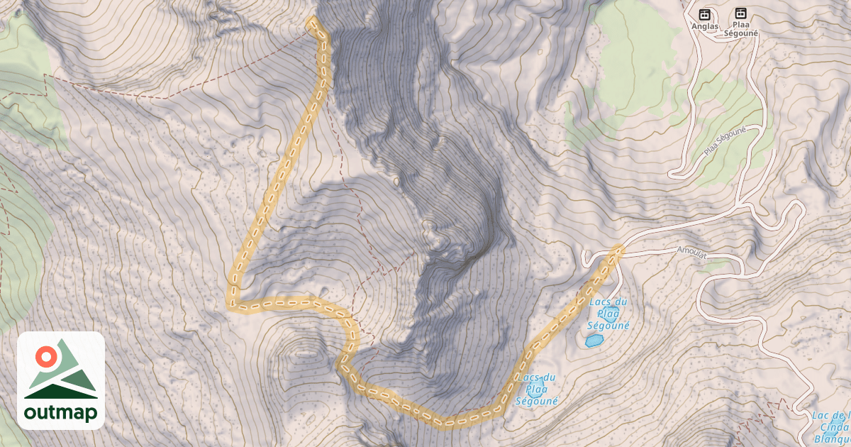 Map of Pic de Ger