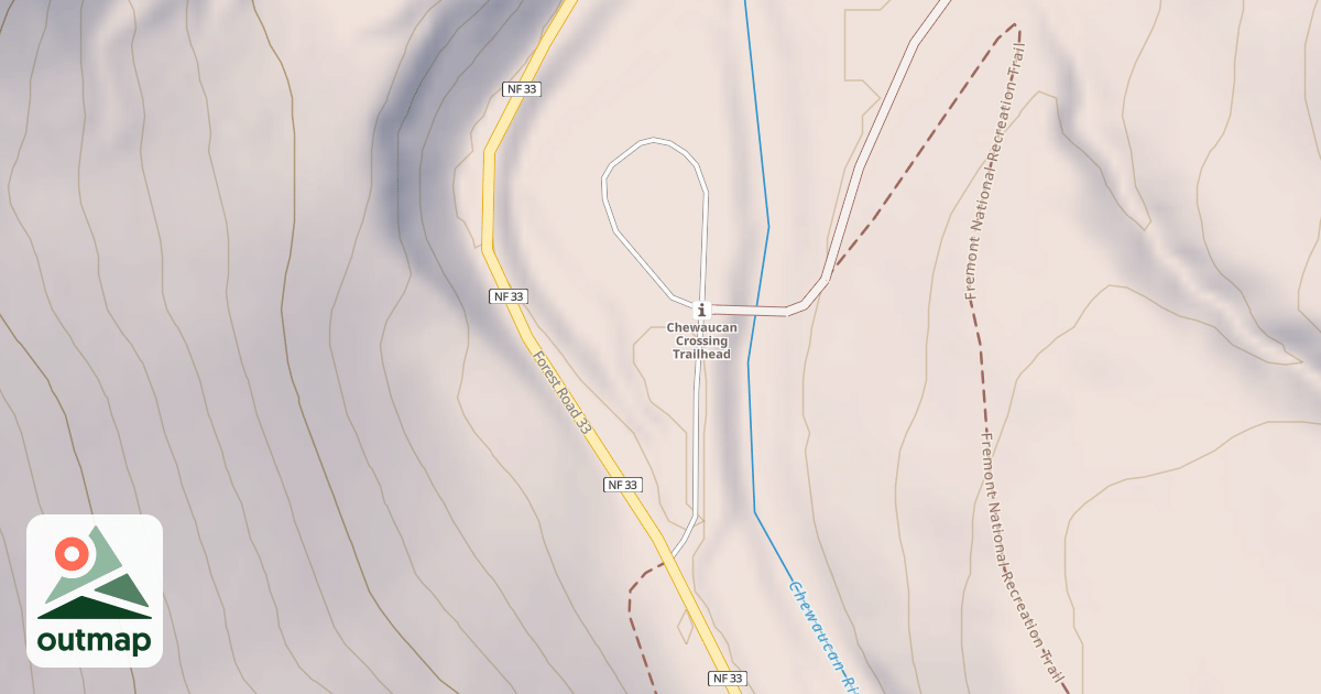 Map of CHEWAUCAN CROSSING TH.