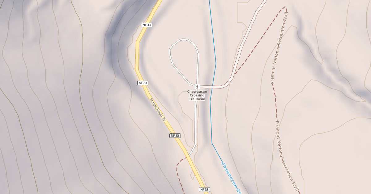 Map preview of CHEWAUCAN CROSSING TH.