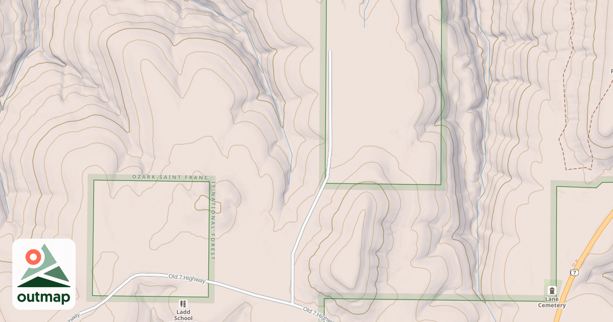Map of USFS Motor Vehicle Use Map Roads {0D858450-0CF3-4F35-9459-73DBD2D39D02}