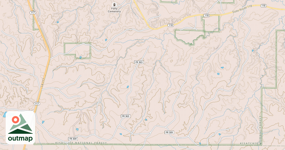 Map of KURTHWOOD