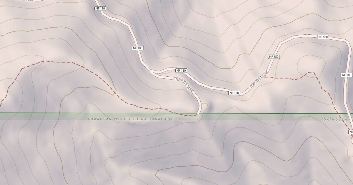 Map preview of CROSS TIE SPUR
