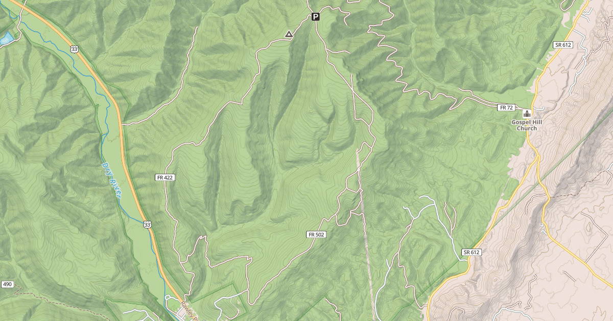 Map preview of SECOND MOUNTAIN
