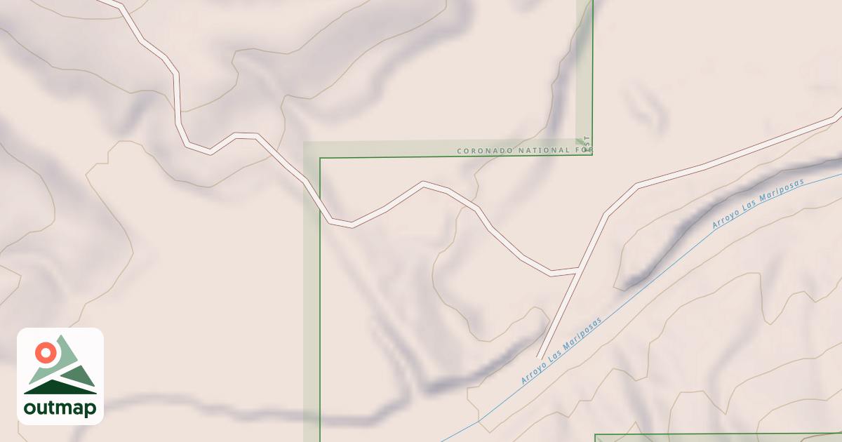 Map of MARIPOSA RIDGE