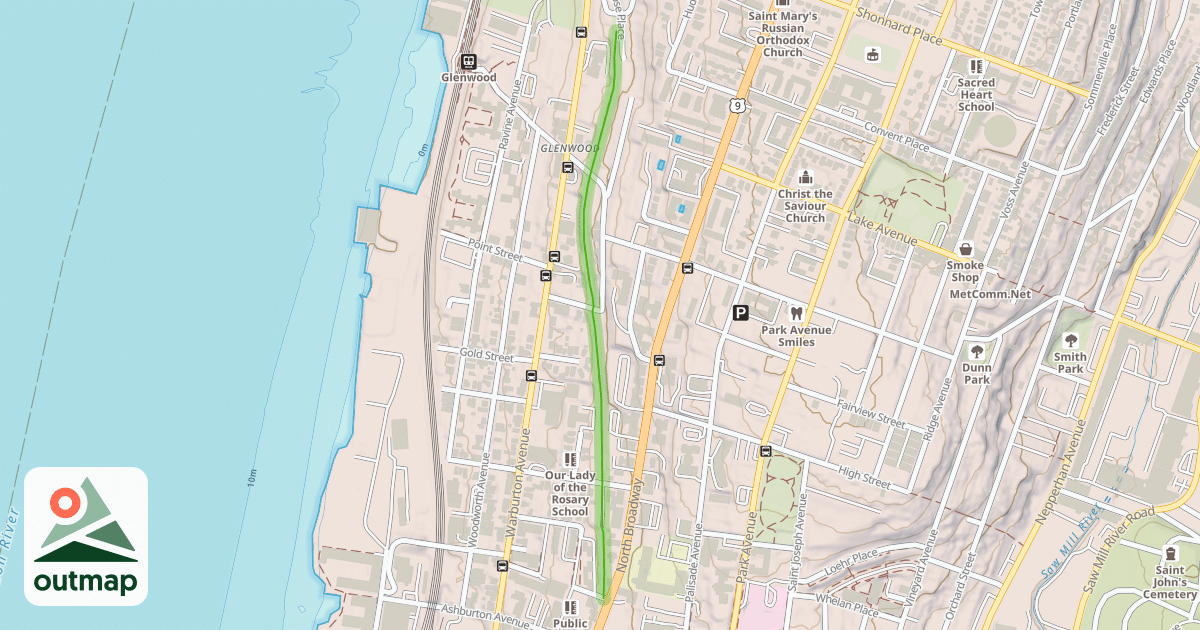 Map of Old Croton Aqueduct Trail